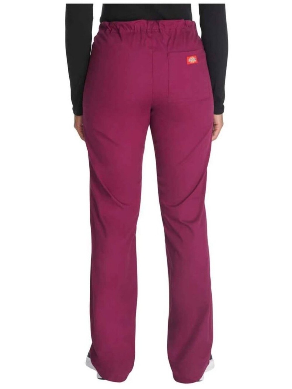 Dickies Unisex Burgundy Straight-Leg  EDS Signature Scrub Pants Size S
